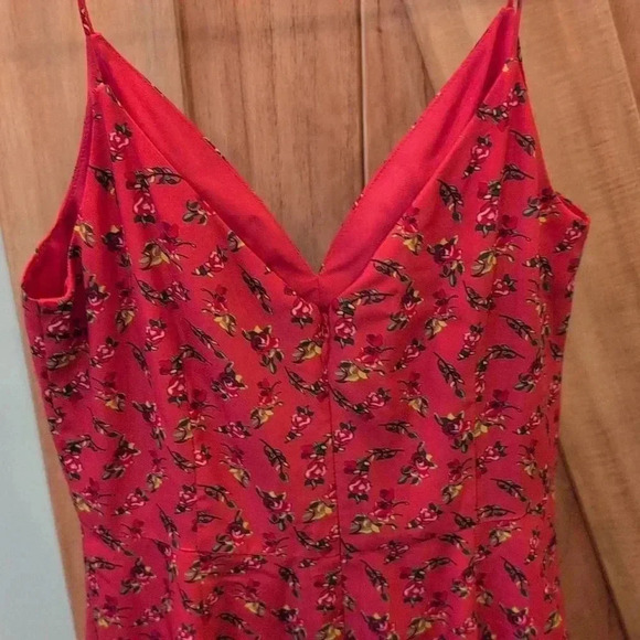 RTR Slate & Willow Rose Vine Maxi Dress Spaghetti Straps Size 0 rtr1 - Picture 5 of 6